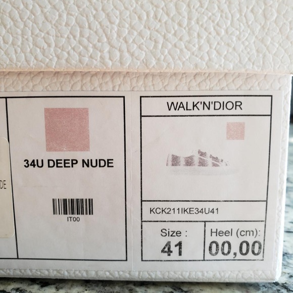 NEW Christian Dior Walk’n Dior Sneaker size 41 - Picture 12 of 12